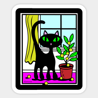 Domestic House Cat Sticker